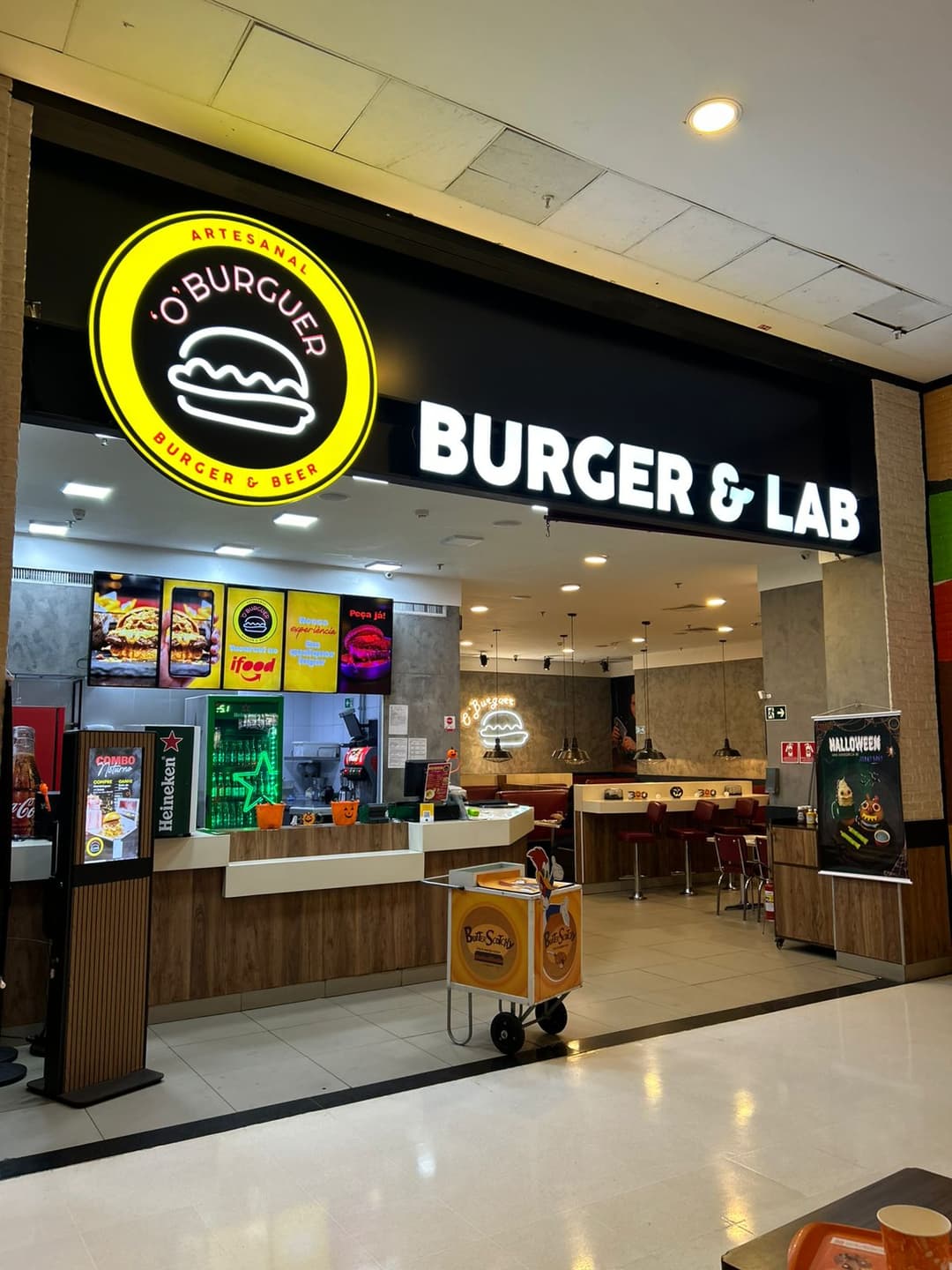 Logo da loja o burguer