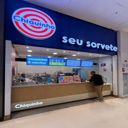 Logo da loja chiquinho sorvetes