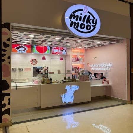 Logo da loja milky moo
