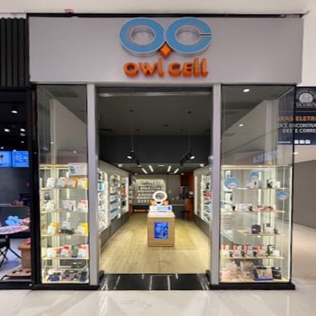 Logo da loja owl cell