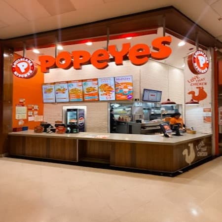 Logo da loja popeyes lousiana kitchen